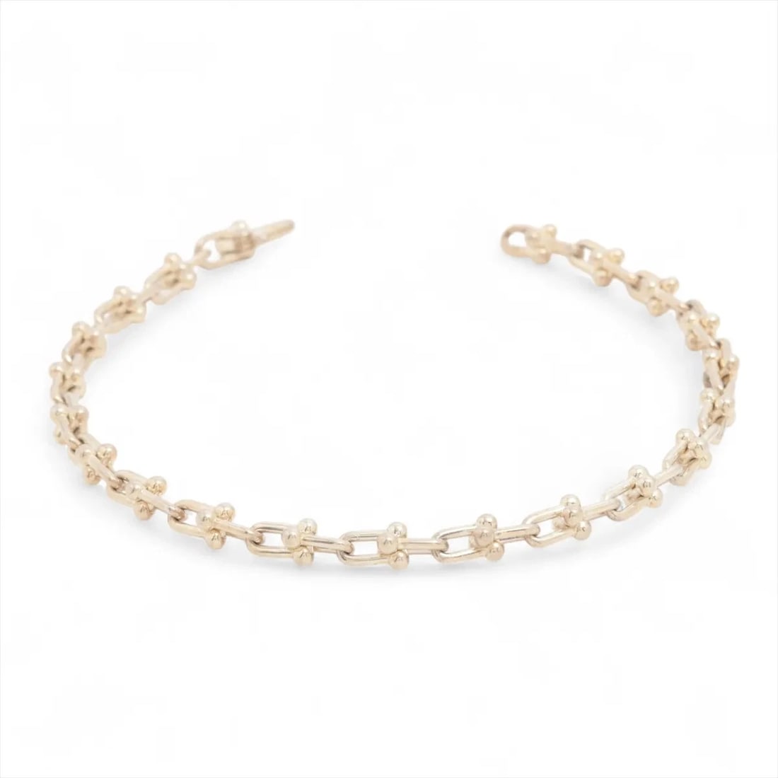 TIFFANY HARDWARE MICRO LINK BRACELET 925 SILVER: Tiffany Hardware Micro Link Bracelet 925 Silver Brand: Tiffany Type/Style: Bracelet Material: 925 Color: Silver Size: Bracelet length:15cm Accessories: None Accessories Notice: When purcha
