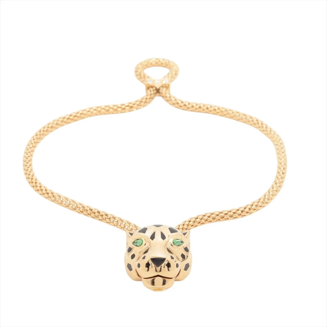 CARTIER PANTHERE DOO CARTIER TSAVORITE ONYX BRACELET 750(YG): Cartier Panthere Doo Cartier Tsavorite Onyx Bracelet 750(YG) Brand: Cartier Type/Style: Bracelet Material: 750(YG) Color: yellow Gold Size: Bracelet length:20.5cm Accessories: None Accessories