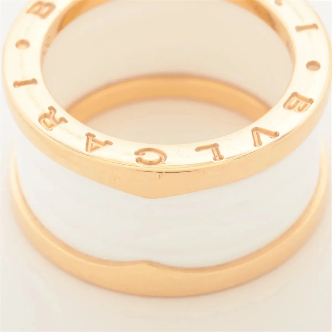 BVLGARI B.ZERO 1 RING 750 (PG) ? CERAMIC - 2