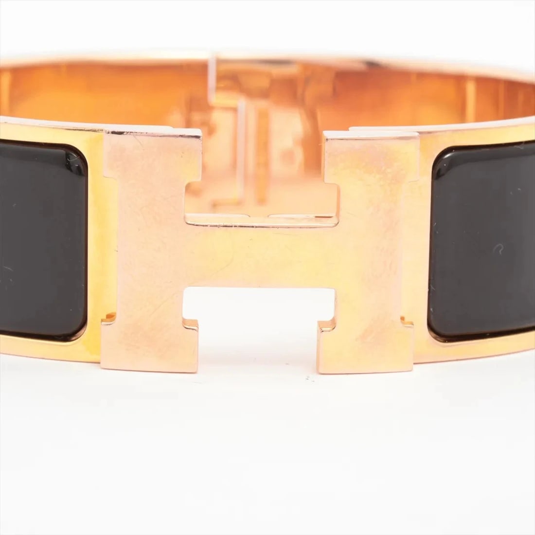 HERMES CLICK H BANGLE BANGLE GP BLACK?GOLD - 3