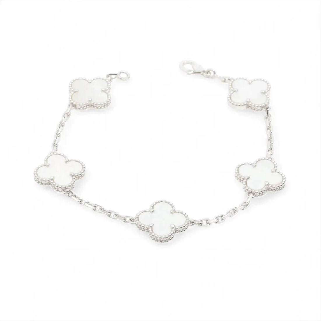 VAN CLEEF & ARPELS ALHAMBRA BRACELET 750(WG) (1 of 5)