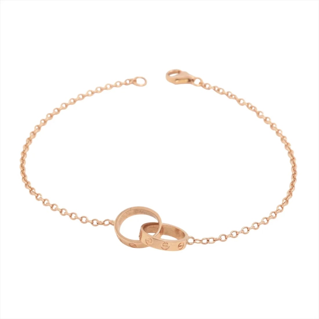 CARTIER BABY LOVE BRACELET 750(PG): Cartier Baby Love Bracelet 750(PG) Brand: Cartier Type/Style: Bracelet Material: 750(PG) Color: Pink Gold Size: Bracelet length:20cm Accessories: None Accessories Notice: When purchasing pre-owned