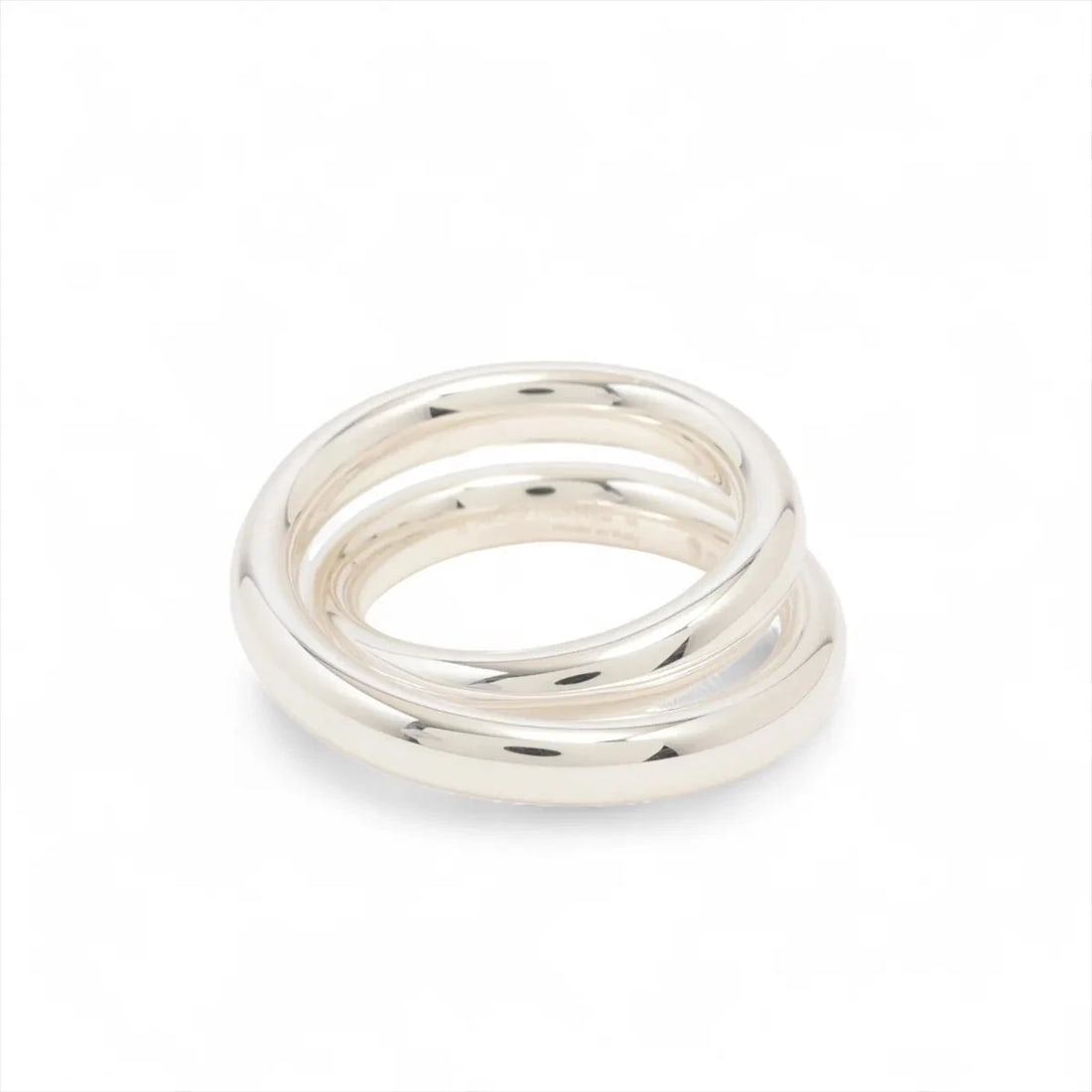 HERMES VERTIGES RING 925 SILVER: Hermes Vertiges Ring 925 Silver Brand: Hermes Type/Style: Ring Material: 925 Color: Silver Size: 6.75 - 7 US Accessories: None Accessories Notice: When purchasing pre-owned goods, please refer to the