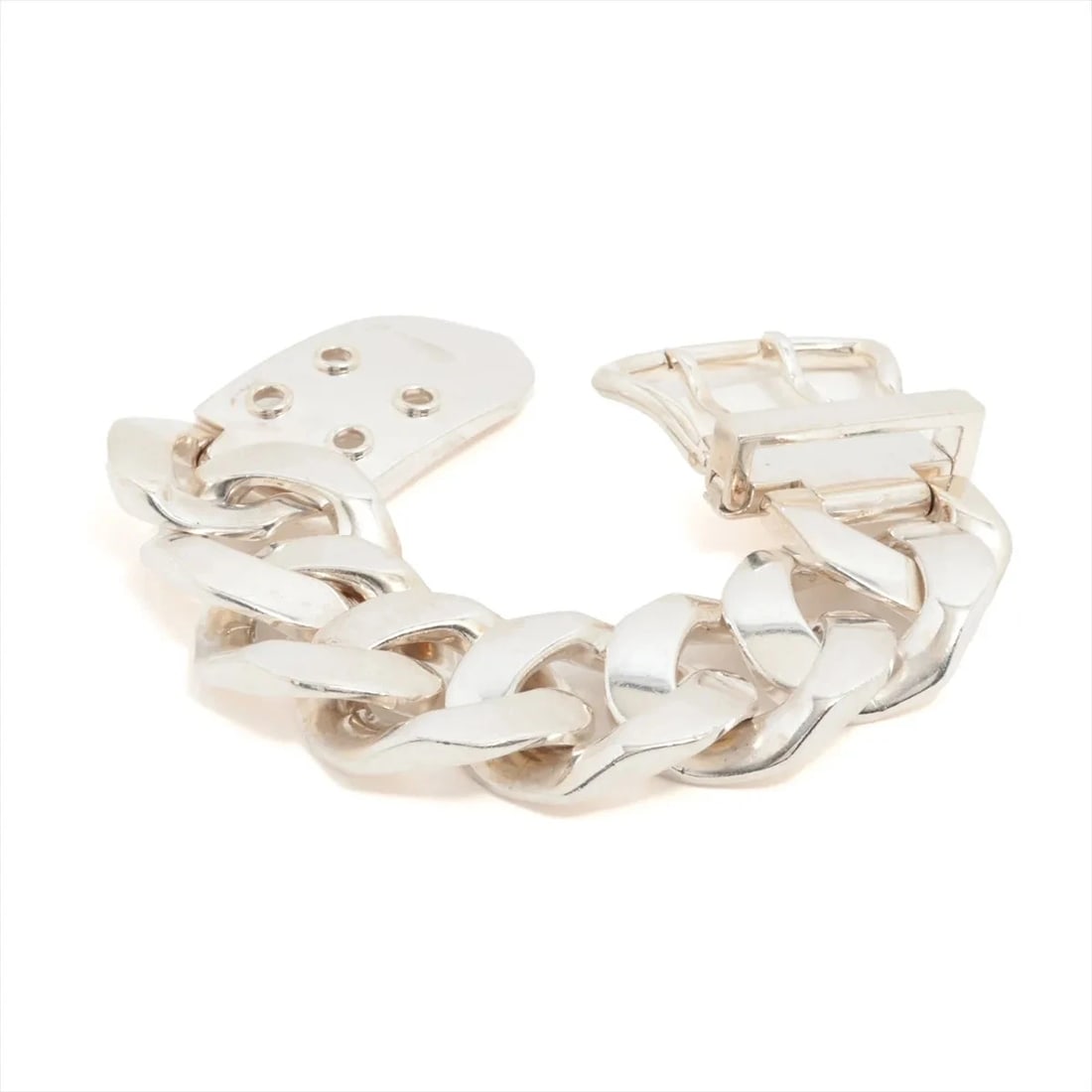HERMES BOOKLE SERIE TGM BRACELET 925 SILVER: Hermes Bookle Serie TGM Bracelet 925 silver Brand: Hermes Type/Style: Bracelet Material: 925 Color: Silver Size: Bracelet length:18.5cm Accessories: None Accessories Notice: When purchasing pre-owned
