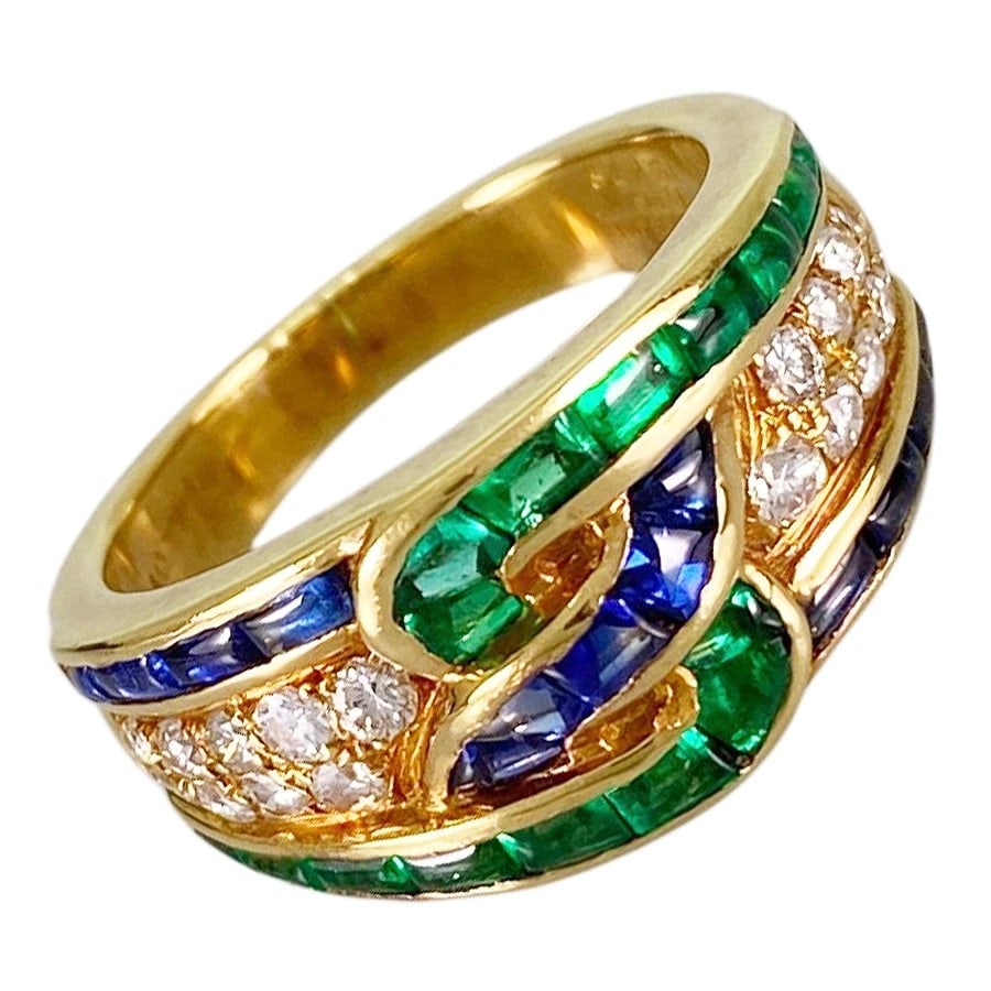 MAUBOUSSIN YELLOW GOLD DIAMOND RING: MAUBOUSSIN Yellow gold Diamond Ring Brand: MAUBOUSSIN Type/Style: Ring Material: 18K Yellow Gold Color: YG Size: US 6 Accessories: None Accessories Notice: When purchasing pre-owned goods, please