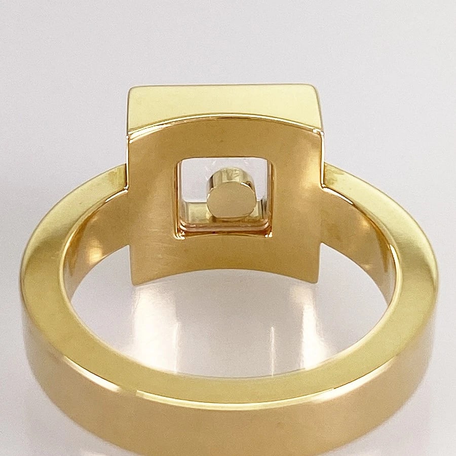 CHOPARD HAPPY DIAMOND SQUARE RING - 4