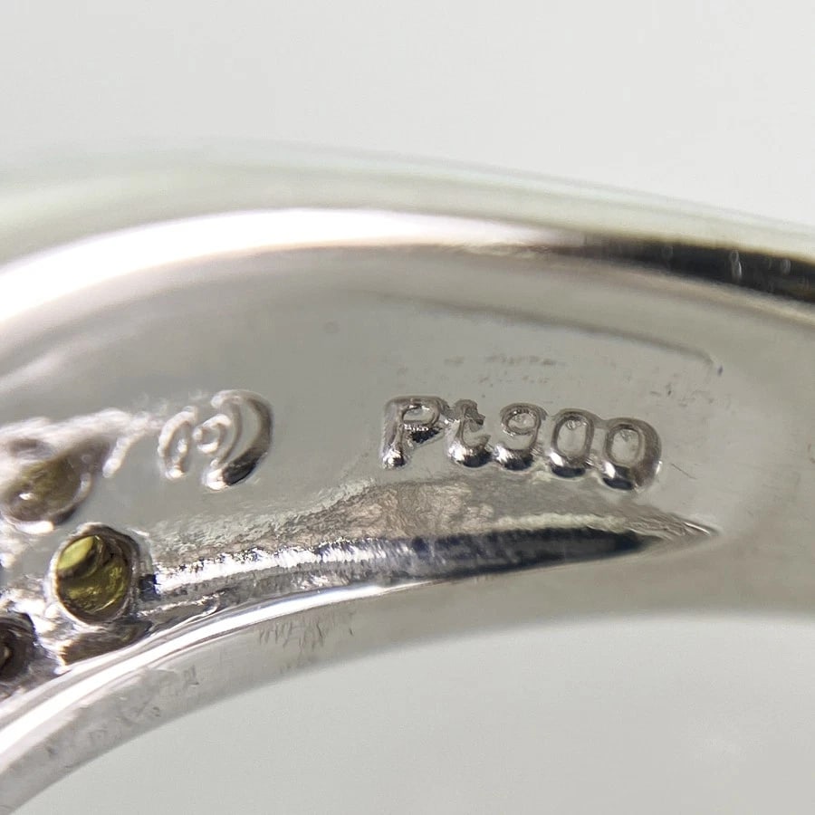 TASAKI PLATINUM DIAMOND RING - 6