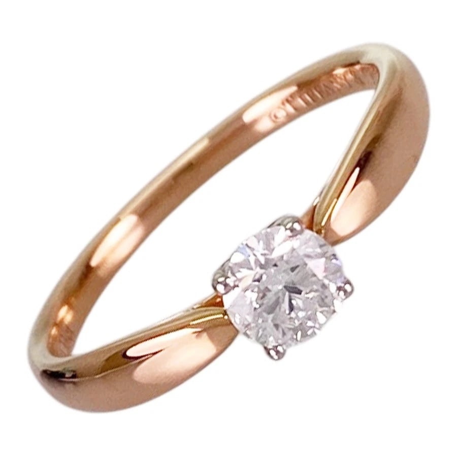 TIFFANY&CO. HARMONY ROSE GOLD DIAMOND RING: TIFFANY&Co. Harmony Rose gold Diamond Ring Brand: TIFFANY&Co. Type/Style: Ring Material: 18K Rose Gold Platinum 950 Color: RG Silver Size: US 5.5-6 Accessories: None Accessories Notice: Wh