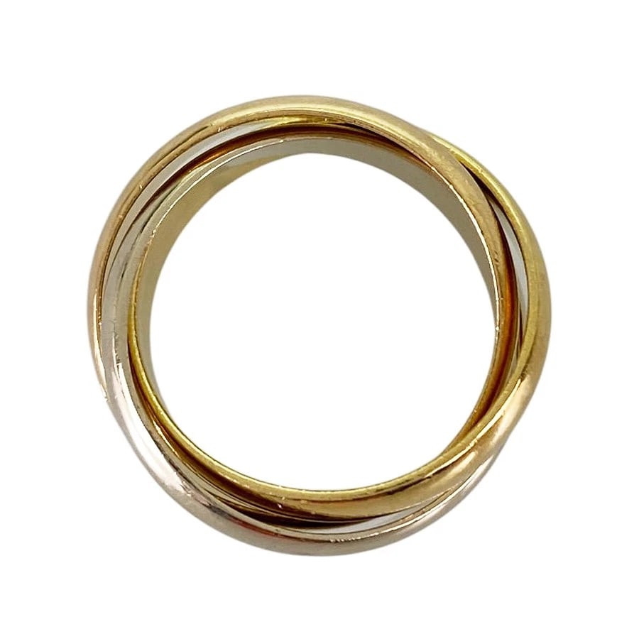 CARTIER TRINITY YELLOW GOLD RING - 3
