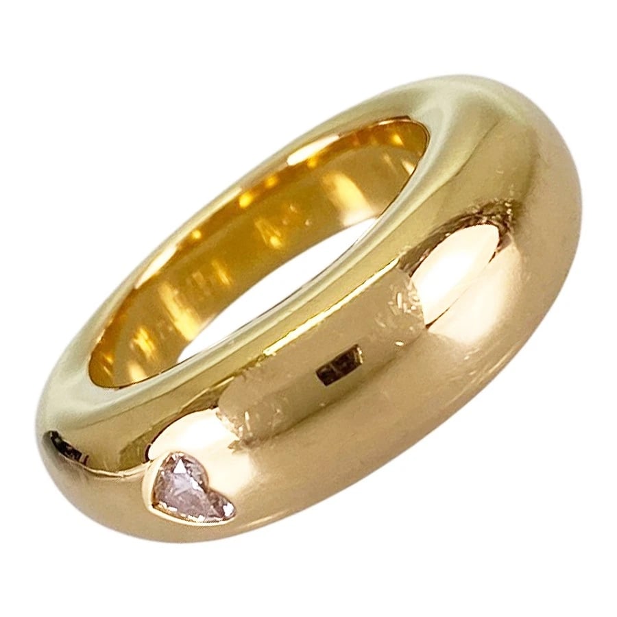 CHAUMET ANO COOL YELLOW GOLD DIAMOND RING: Chaumet Ano cool Yellow gold Diamond Ring Brand: Chaumet Type/Style: Ring Material: 18K Yellow Gold Color: Gold Size: US 5.5 Accessories: None Accessories Notice: When purchasing pre-owned goods,