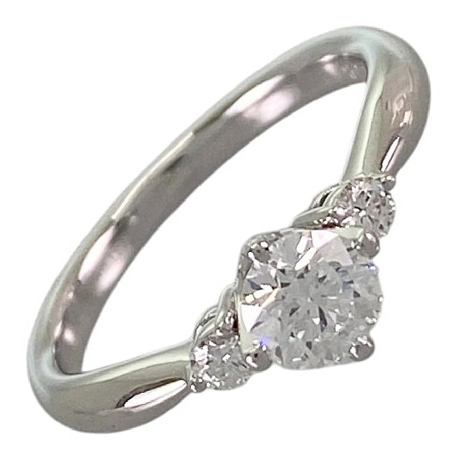 TASAKI AMABILE SOLITAIRE BRILLIANT PLATINUM DIAMOND RING: TASAKI Amabile Solitaire Brilliant Platinum Diamond Ring Brand: TASAKI Type/Style: Ring Material: Platinum 950 Color: Silver Size: US 5 Accessories: None Accessories Notice: When purchasing pre-owned