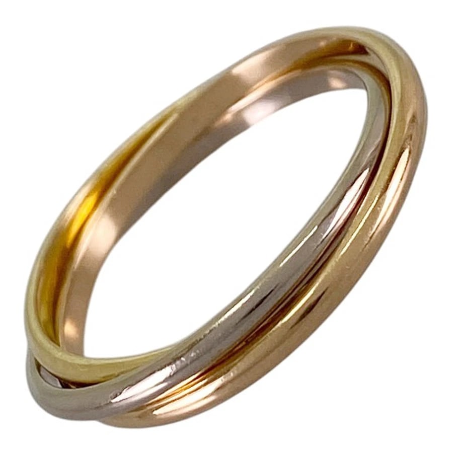 CARTIER TRINITY XS YELLOW GOLD RING: Cartier Trinity XS Yellow gold Ring Brand: Cartier Type/Style: Ring Material: 18K Yellow Gold 18K White Gold 18K Rose Gold Color: YG WG RG Size: US 6 Accessories: None Accessories Notice: When