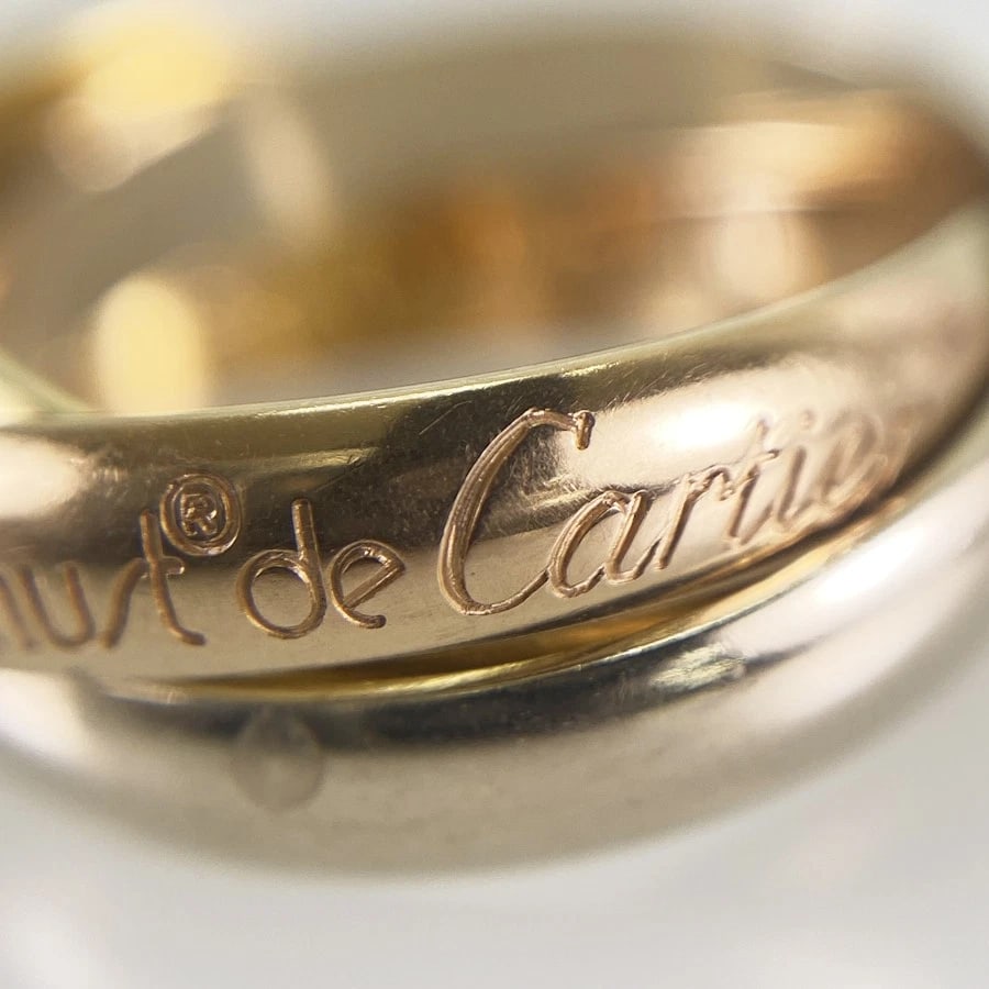 CARTIER TRINITY YELLOW GOLD RING - 4