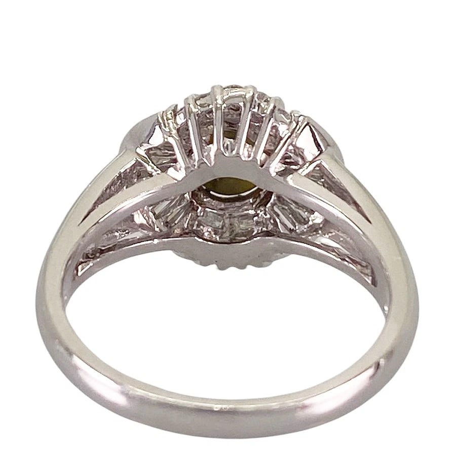 RING PLATINUM CAT'S EYE - 3