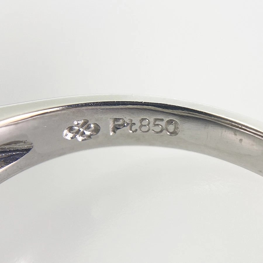 RING PLATINUM CAT'S EYE - 5