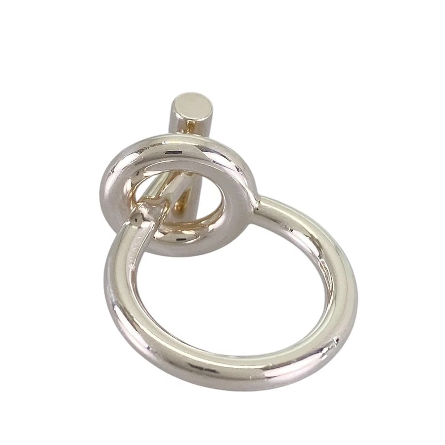 HERMES ECHAPPE SILVER RING - 2
