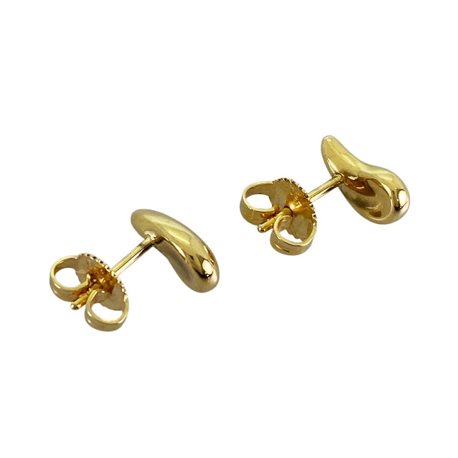 TIFFANY&CO. TEARDROP YELLOW GOLD EARRING: TIFFANY&Co. Teardrop Yellow gold Earring Brand: TIFFANY&Co. Type/Style: Earring Material: 18K Yellow Gold Color: Gold Size: Top size:9.8mmx5.1mm Accessories: None Accessories Notice: When purchasing