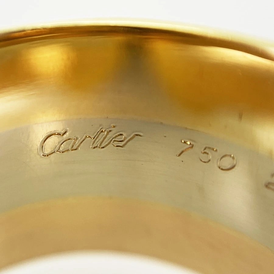 CARTIER TRINITY YELLOW GOLD RING - 5