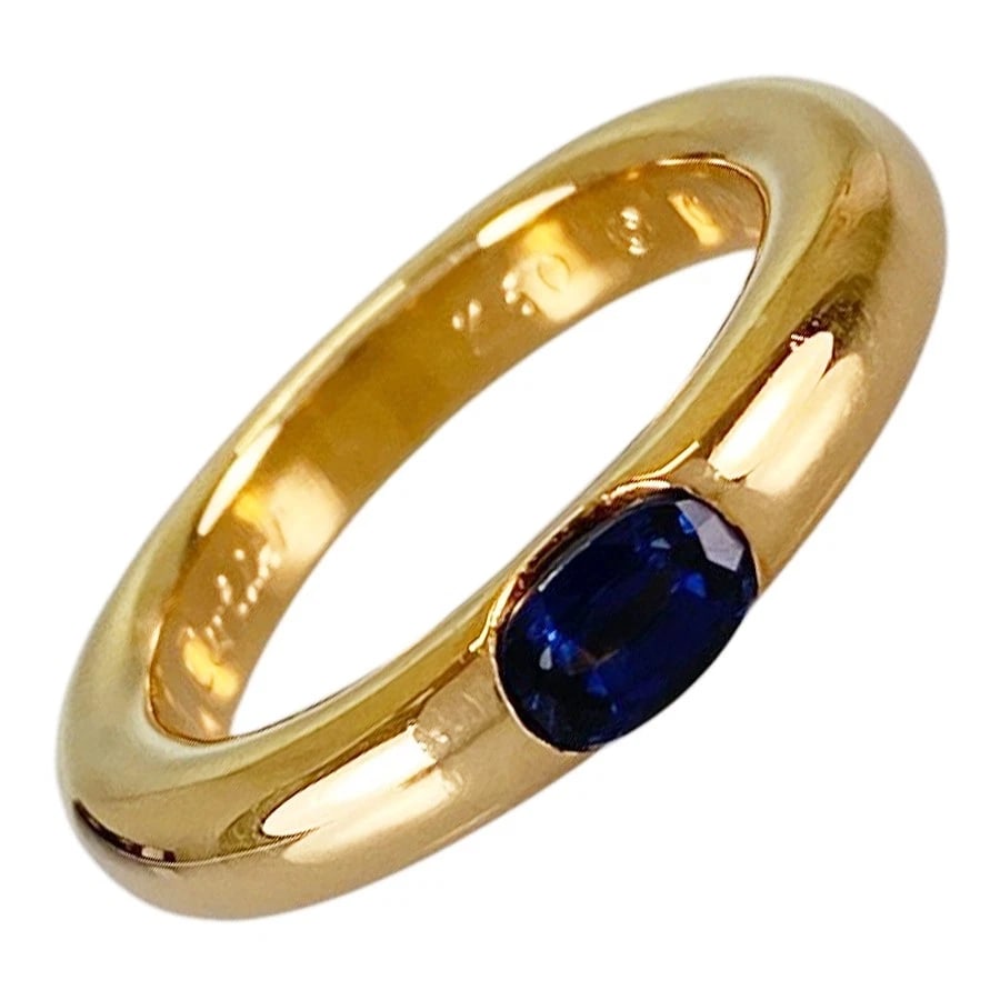 CARTIER ELLIPSE YELLOW GOLD SAPPHIRE RING: Cartier Ellipse Yellow gold Sapphire Ring Brand: Cartier Type/Style: Ring Material: 18K Yellow Gold Main Stone Sapphire Color: Gold Size: US 6.5-7 Accessories: None Accessories Notice: When