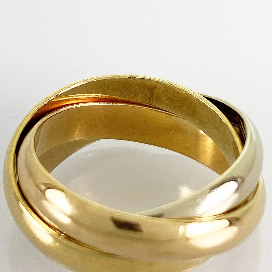 CARTIER TRINITY YELLOW GOLD RING - 4