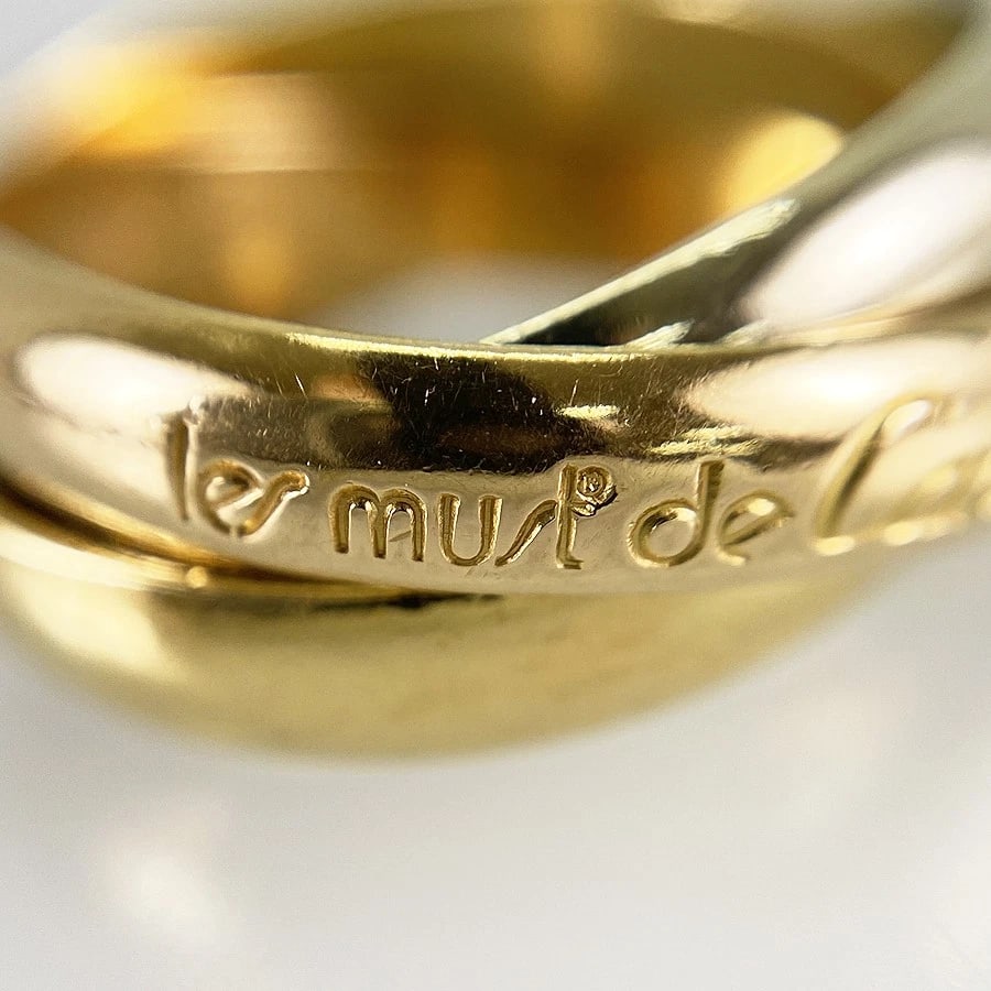 CARTIER TRINITY YELLOW GOLD RING - 5