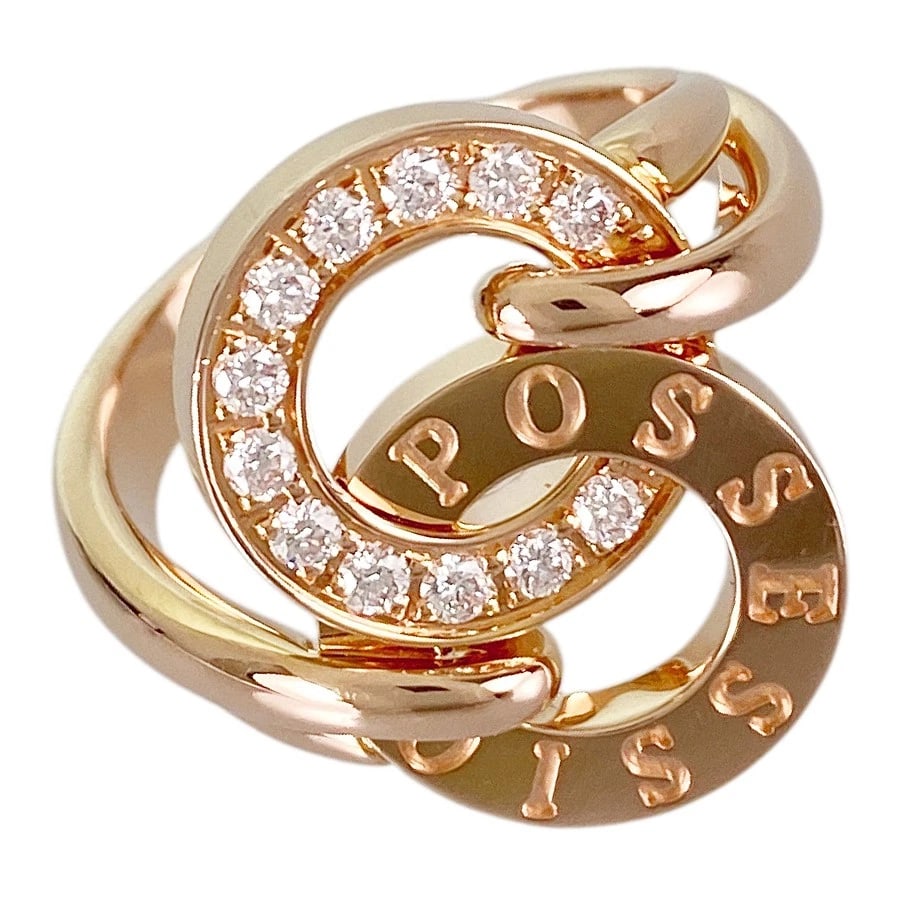 PIAGET POSSESSION ROSE GOLD DIAMOND RING: PIAGET possession Rose gold Diamond Ring Brand: PIAGET Type/Style: Ring Material: 18K Rose Gold Color: RG Size: US 5.5-6 Accessories: None Accessories Notice: When purchasing pre-owned goods, please