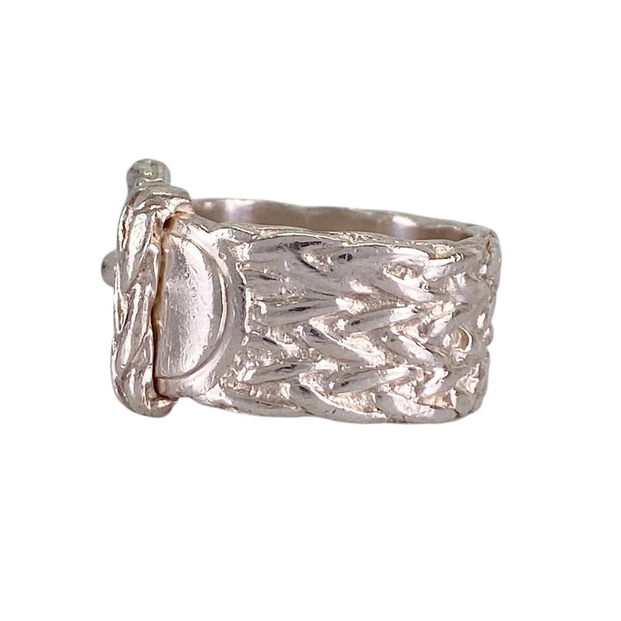 HERMES DIANE SILVER RING - 2