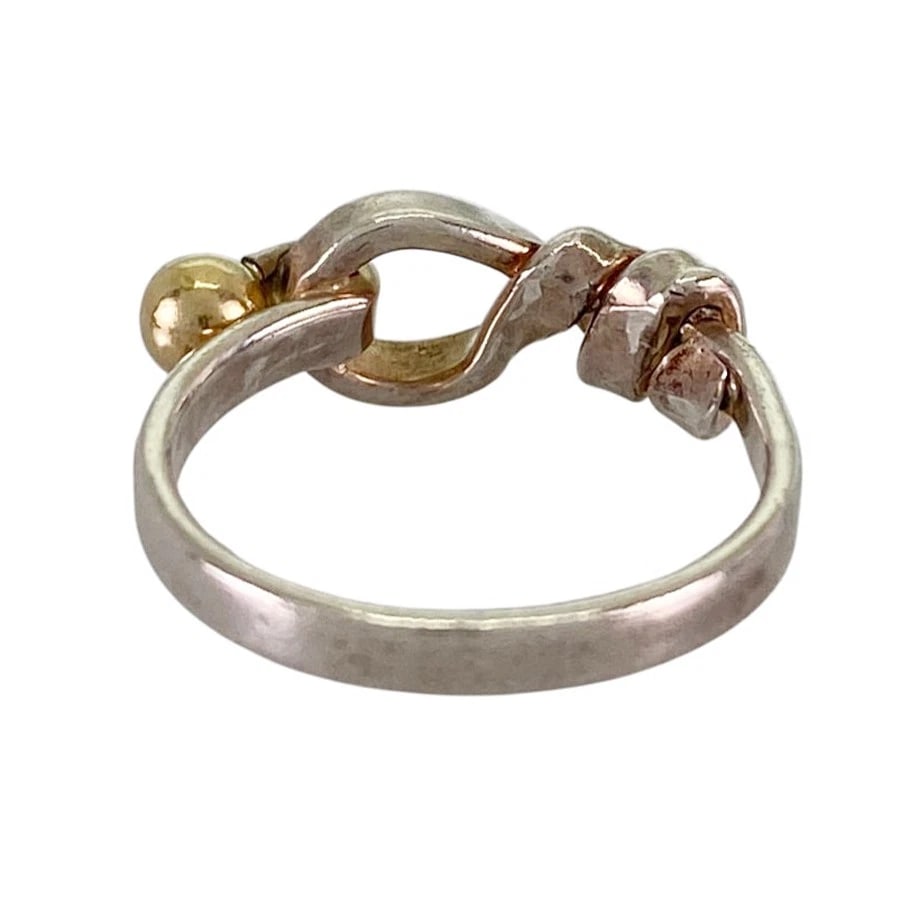 TIFFANY&CO. FLAT WIRE SILVER RING - 3