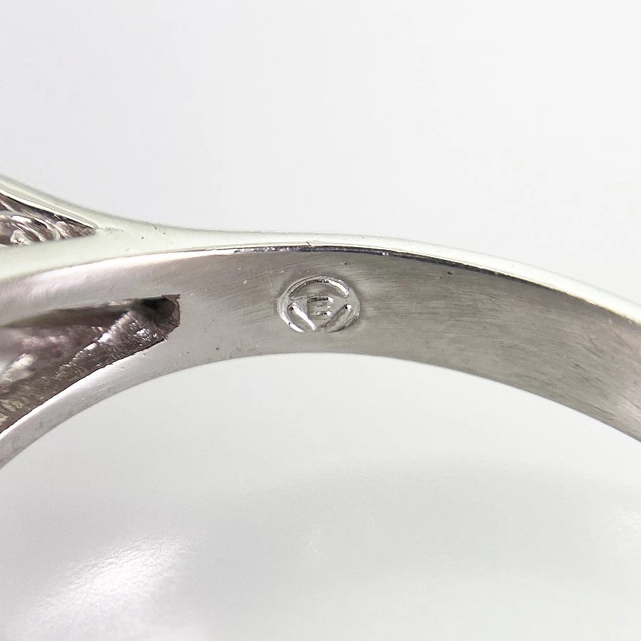 RING PLATINUM RUBY DIAMOND - 5