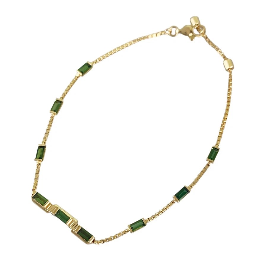 GUCCI LINK TO LOVE YELLOW GOLD TOURMALINE BRACELET: GUCCI Link to love Yellow gold Tourmaline Bracelet Brand: GUCCI Type/Style: Bracelet Material: 18K Yellow Gold Main Stone Tourmaline Color: Gold Size: Top size:2.5mmx19.8mm Wrist Size:18cm