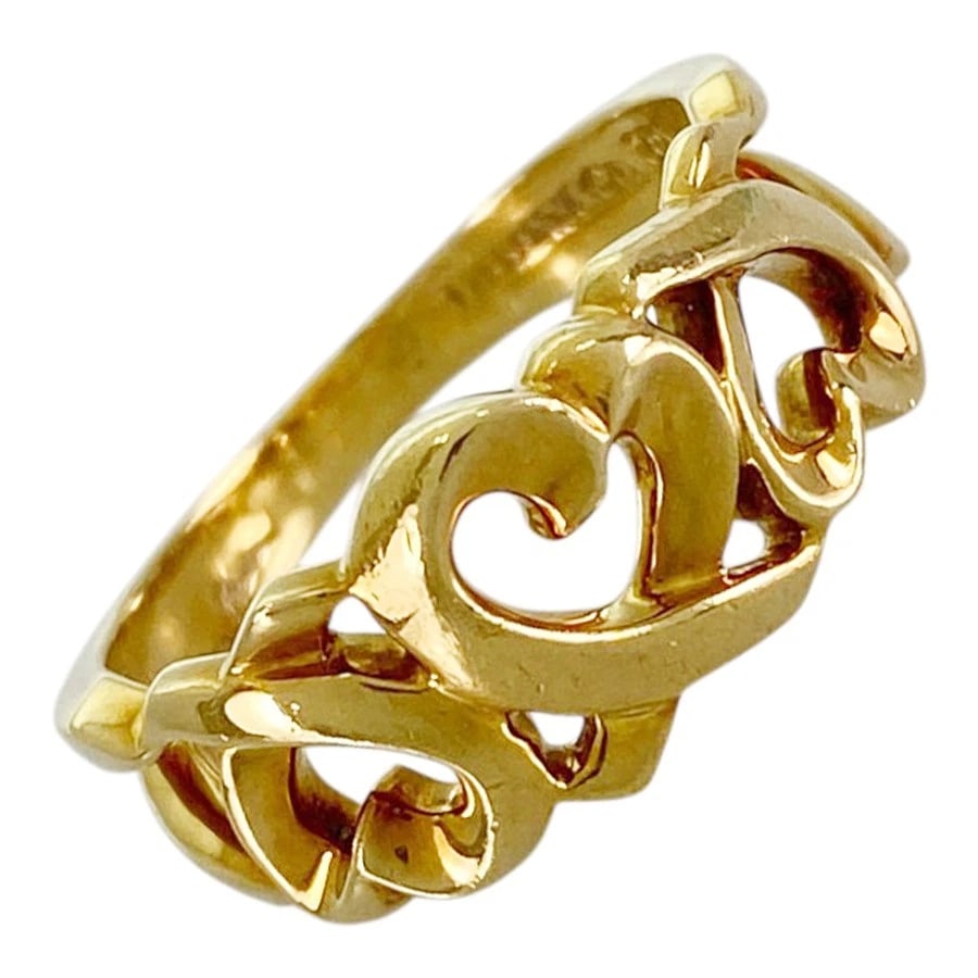 TIFFANY&CO. PALOMA PICASSO YELLOW GOLD RING: TIFFANY&Co. Paloma Picasso Yellow gold Ring Brand: TIFFANY&Co. Type/Style: Ring Material: 18K Yellow Gold Color: Gold Size: US 5.5-6 Accessories: None Accessories Notice: When purchasing pre-owned
