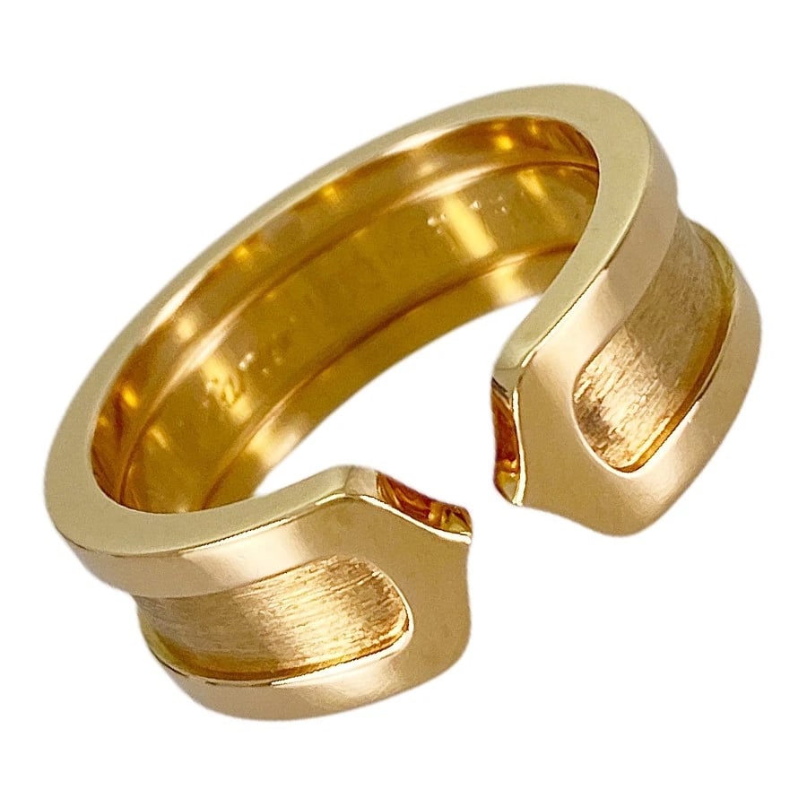 CARTIER YELLOW GOLD RING: Cartier Yellow gold Ring Brand: Cartier Type/Style: Ring Material: 18K Yellow Gold Color: Gold Size: US 6.5 Accessories: None Accessories Notice: When purchasing pre-owned goods, please re