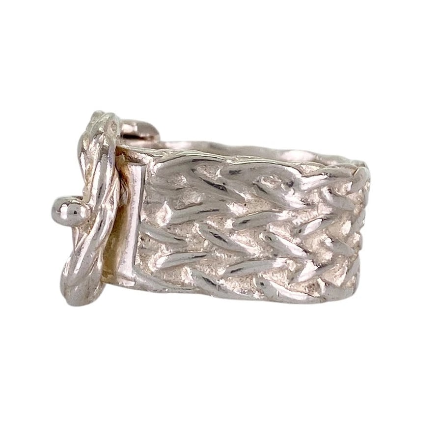 HERMES DIANE SILVER RING - 2