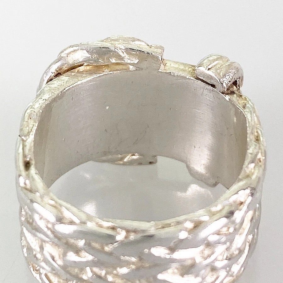 HERMES DIANE SILVER RING - 4