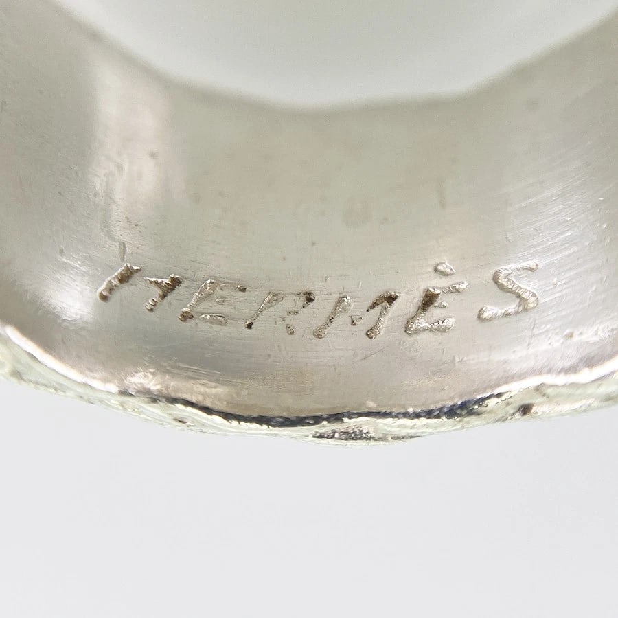 HERMES DIANE SILVER RING - 5