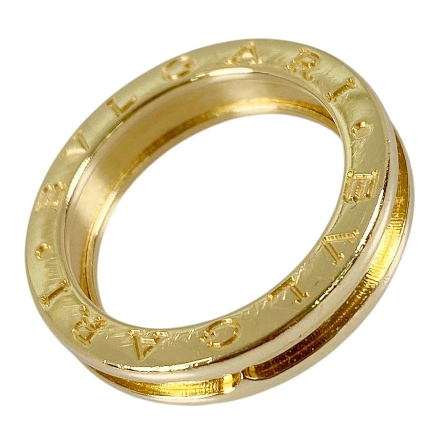 BVLGARI B.ZERO1 YELLOW GOLD RING: BVLGARI B.zero1 Yellow gold Ring Brand: BVLGARI Type/Style: Ring Material: 18K Yellow Gold Color: Gold Size: US 6-6.5 Accessories: None Accessories Notice: When purchasing pre-owned goods,