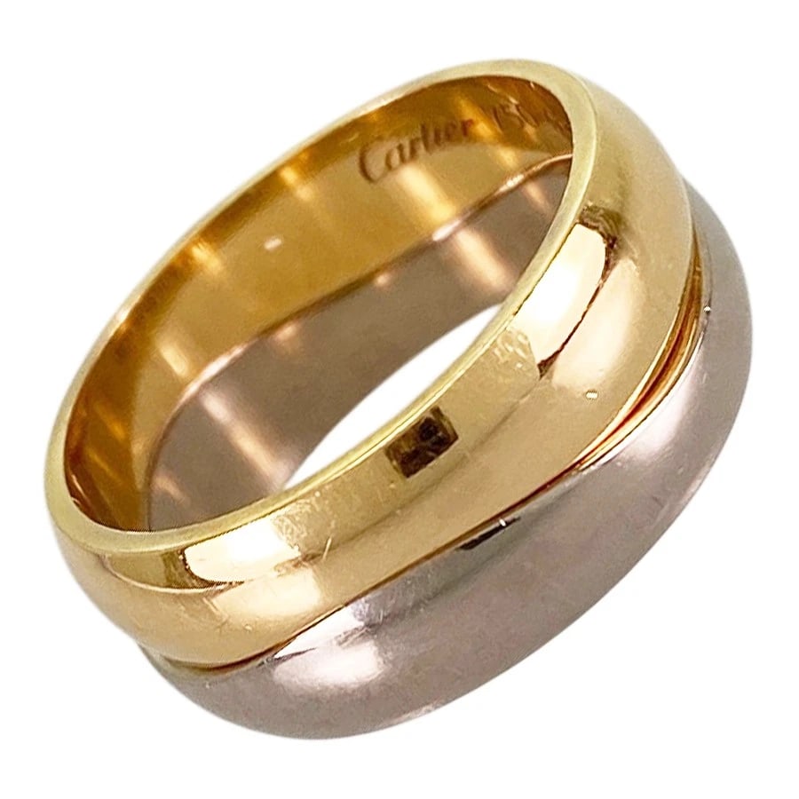 CARTIER LOVE ME WHITE GOLD RING: Cartier Love Me White gold Ring Brand: Cartier Type/Style: Ring Material: 18K White Gold 18K Rose Gold Color: WG RG Size: US 3.5-4 Accessories: None Accessories Notice: When purchasing pre-owned
