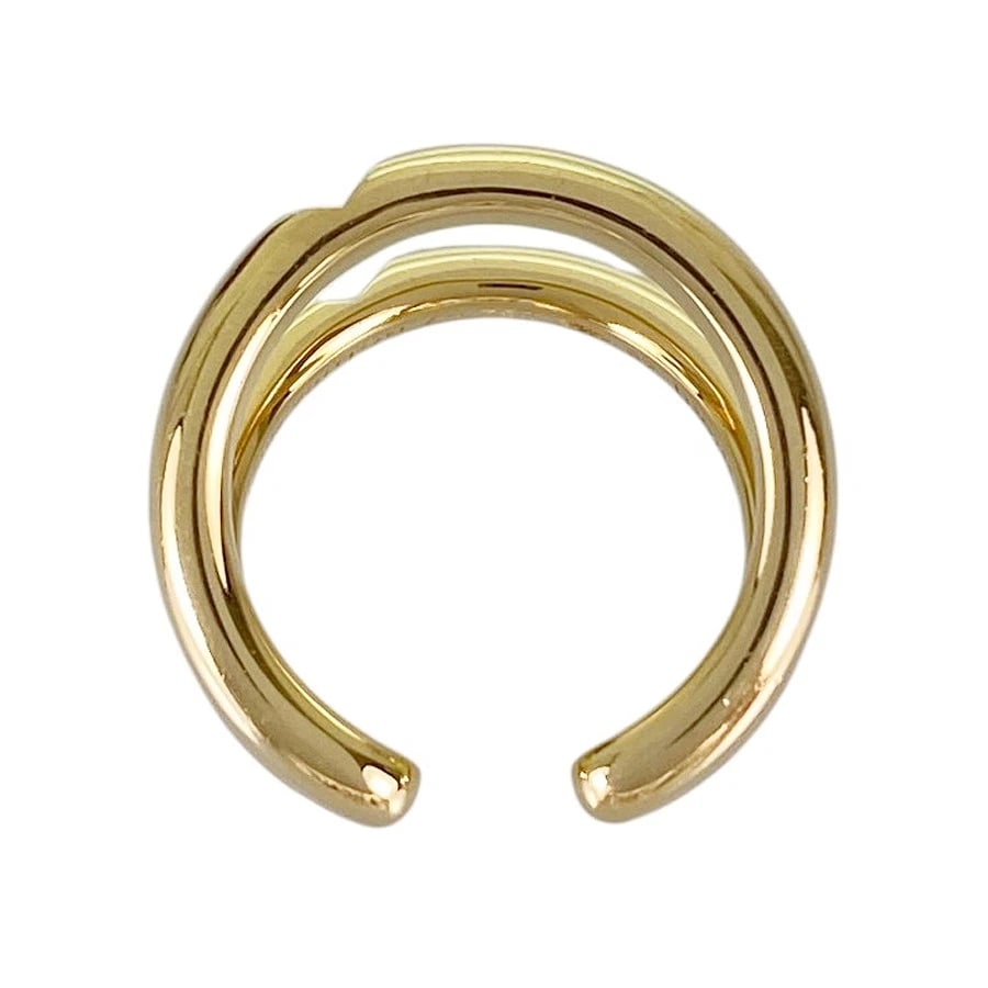 LOUIS VUITTON UPSIDE DOWN YELLOW GOLD RING - 2