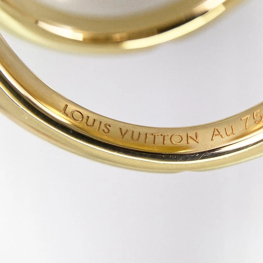 LOUIS VUITTON UPSIDE DOWN YELLOW GOLD RING - 3