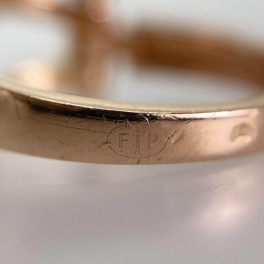 FRED FORCE MEDIUM ROSE GOLD DIAMOND RING - 4
