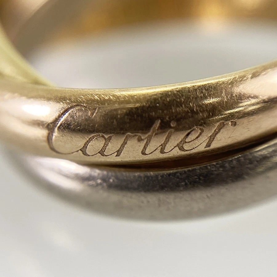 CARTIER TRINITY YELLOW GOLD RING - 3