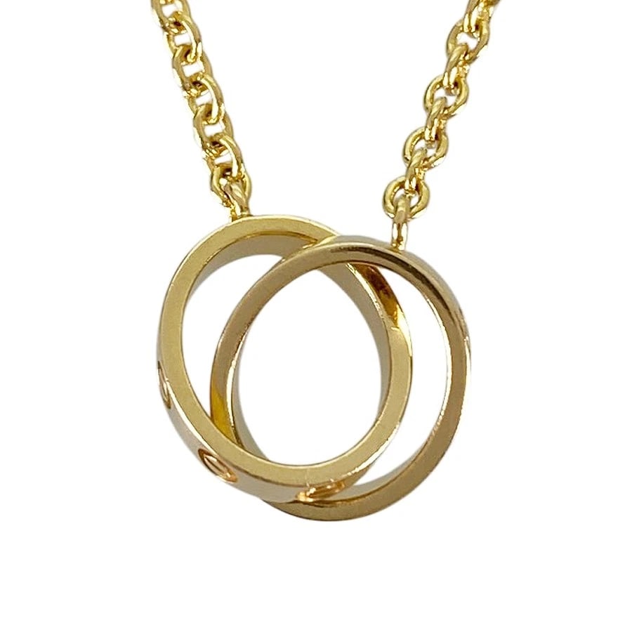 CARTIER BABY LOVE YELLOW GOLD NECKLACE: Cartier Baby Love Yellow gold Necklace Brand: Cartier Type/Style: Necklace Material: 18K Yellow Gold Color: Gold Size: Top size:9.7mmx20.0mm Necklace full length:43cm Accessories: None Accessories