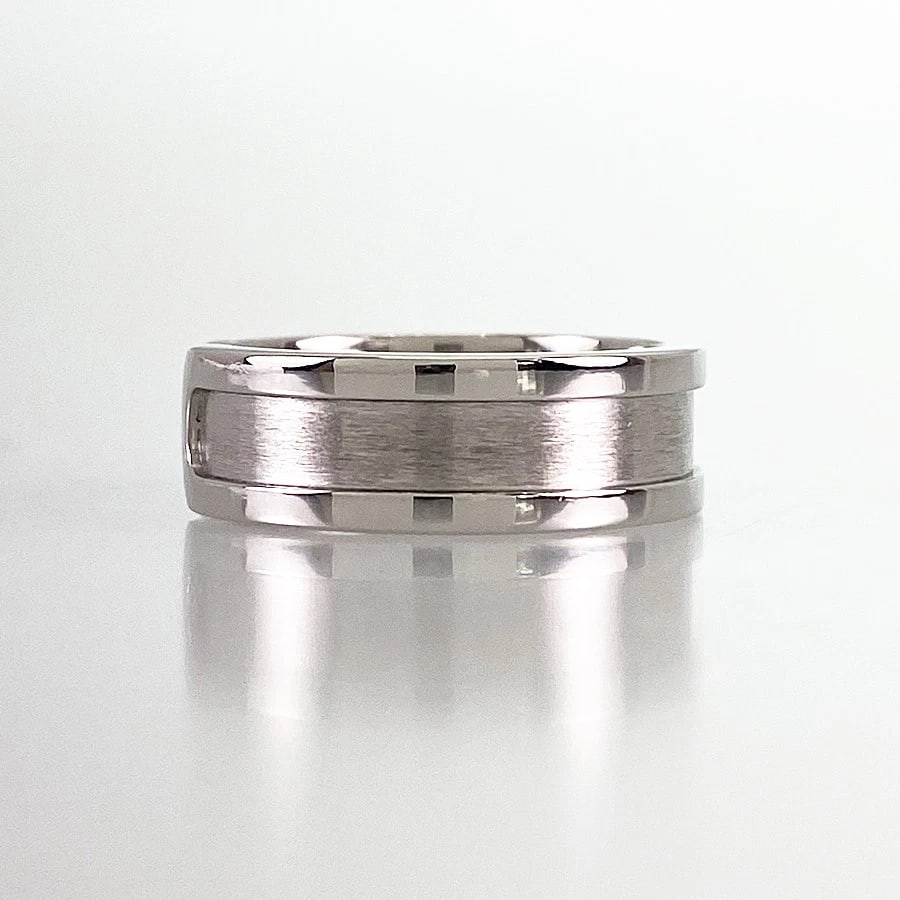 CARTIER WHITE GOLD RING: Cartier White gold Ring Brand: Cartier Type/Style: Ring Material: 18K White Gold Color: Silver Size: US 6.5 Accessories: None Accessories Notice: When purchasing pre-owned goods, please refer to the