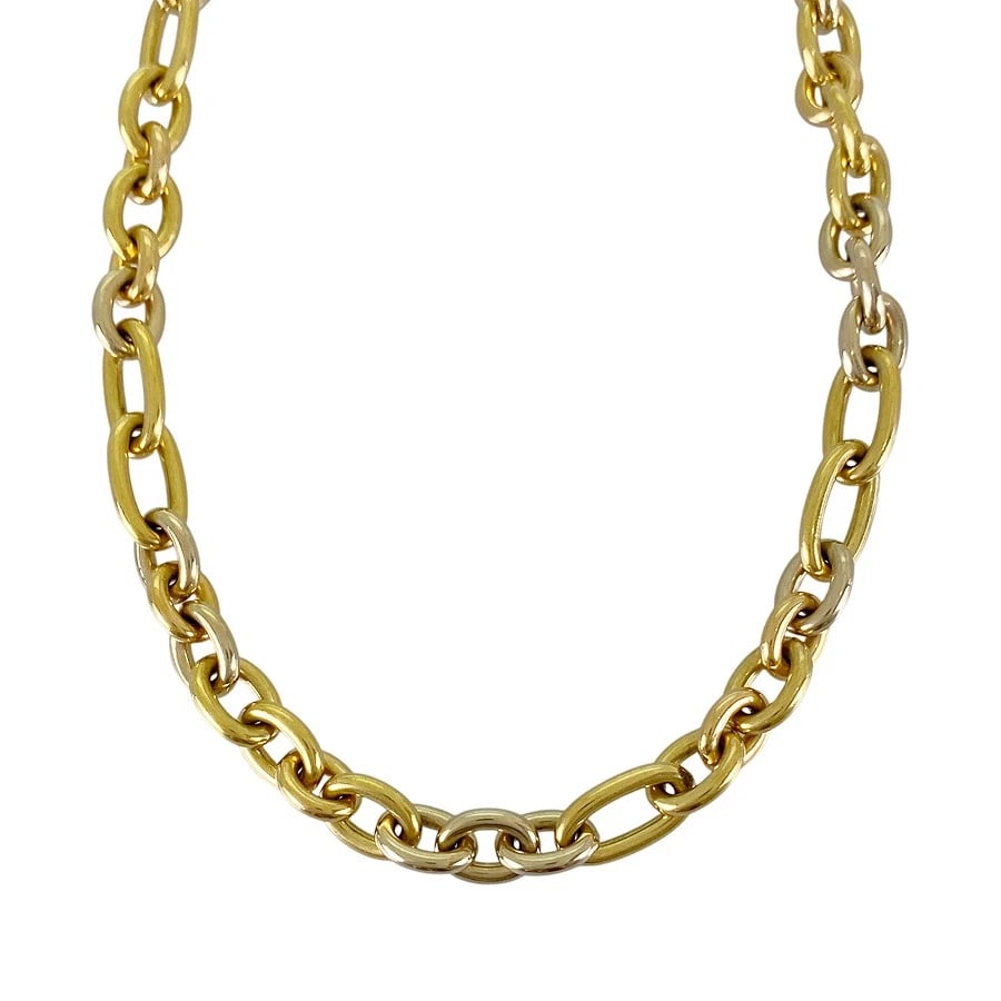 POMELLATO YELLOW GOLD NECKLACE: Pomellato Yellow gold Necklace Brand: Pomellato Type/Style: Necklace Material: 18K Yellow Gold 18K White Gold Color: YG WG Size: Necklace full length:49cm Accessories: None Accessories Notice: When