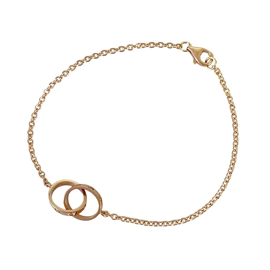 CARTIER BABY LOVE ROSE GOLD BRACELET: Cartier Baby Love Rose gold Bracelet Brand: Cartier Type/Style: Bracelet Material: 18K Rose Gold Color: RG Size: Motif size:9.3mmx19.0mm Wrist Size:17.5cm Accessories: None Accessories Not
