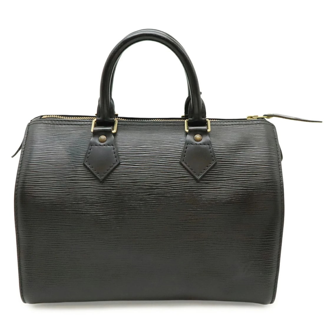 LOUIS VUITTON EPI SPEEDY 25 HANDBAG,: LOUIS VUITTON Epi Speedy 25 Handbag, Brand: Louis Vuitton Type/Style: Handbag Material: Epi leather Color: Black, Noir Size: (HxWxD) 19.5cm x 27.5cm x 15cm / 7.67inch x 10.82inch x 5.9inch