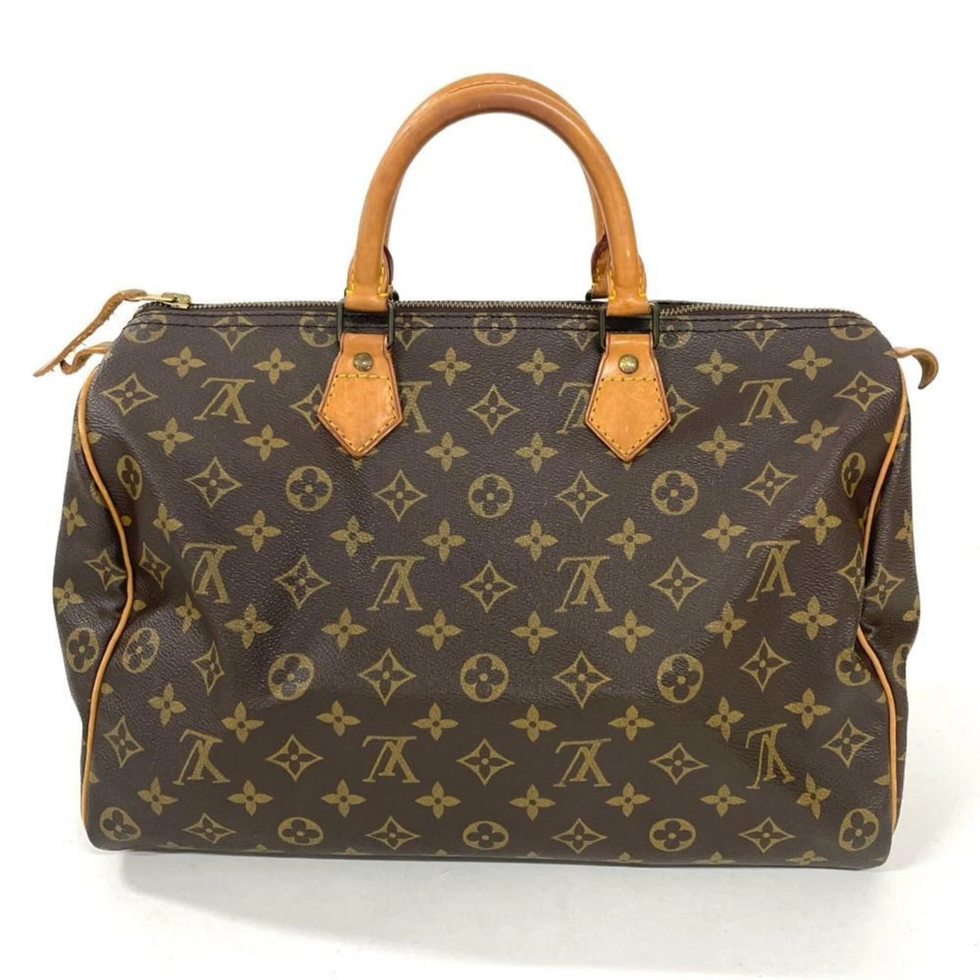 LOUIS VUITTON SPEEDY 35 HANDBAG, MONOGRAM: Louis Vuitton Speedy 35 Handbag, Monogram Brand: Louis Vuitton Type/Style: Handbag Material: Monogram , Canvas Color: Brown Size: (HxWxD) 23cm x 35cm x 18cm / 9.05inch x 13.77inch x 7.08inch