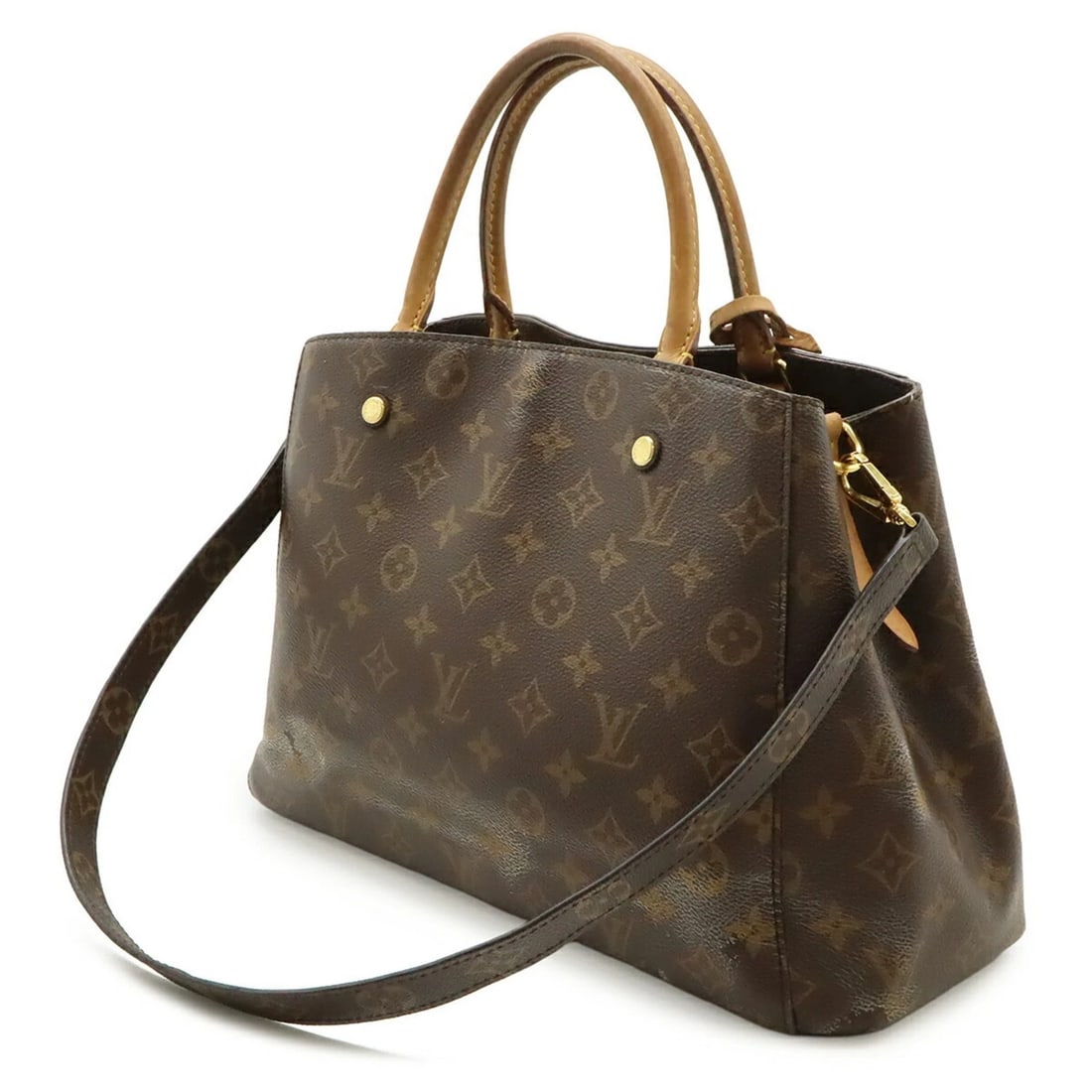 LOUIS VUITTON MONOGRAM MONTAIGNE MM HANDBAG - 3