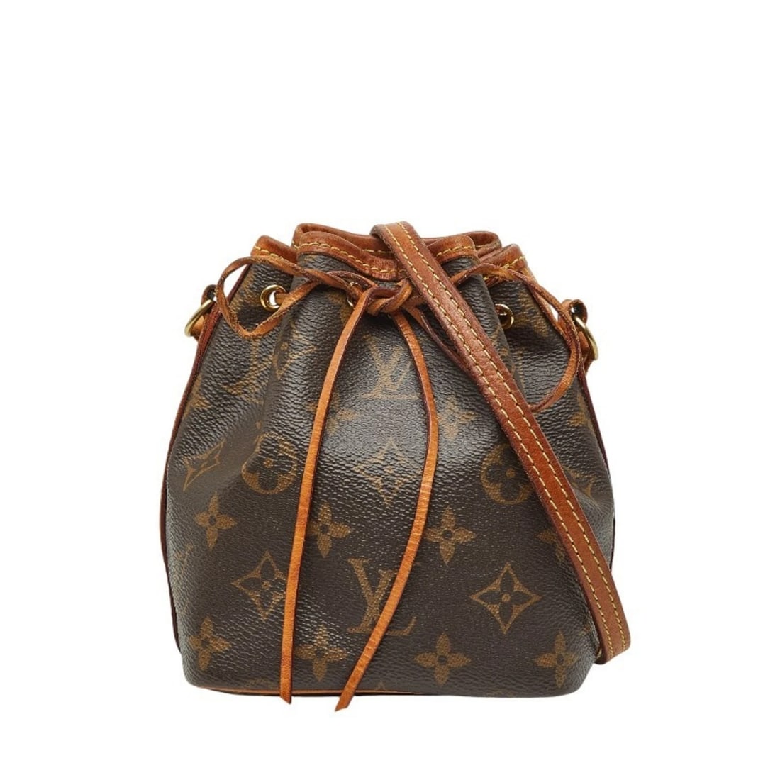 LOUIS VUITTON MONOGRAM NANO NOE CROSSBODY: Louis Vuitton Monogram Nano Noe Crossbody Brand: Louis Vuitton Type/Style: Shoulder bag Material: PVC , Leather Color: Brown Size: (HxWxD) 15cm x 13cm x 10cm / 5.9inch x 5.11inch x 3.93inch