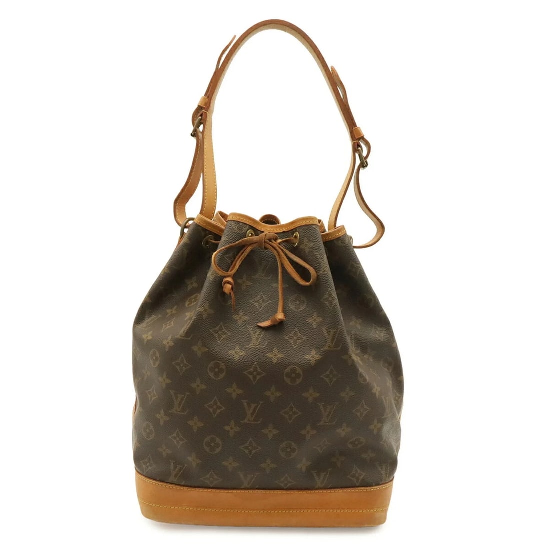 LOUIS VUITTON MONOGRAM NOE SHOULDER BAG: LOUIS VUITTON Monogram Noe Shoulder Bag Brand: Louis Vuitton Type/Style: Shoulder bag Material: Monogram , Canvas Color: Brown Size: (HxWxD) 35cm x 26cm x 19cm / 13.77inch x 10.23inch x 7.48inch A